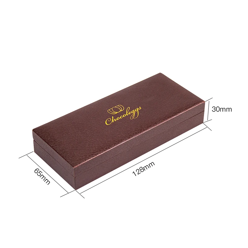 Fancy Leatherette wapped a wood box luxury Chocolate Gift Boxes Packaging
