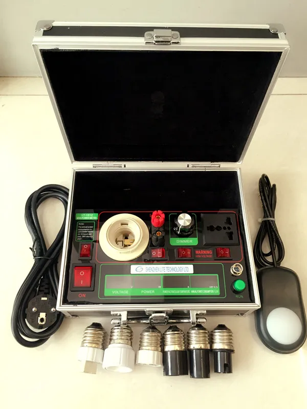 Mini AC Lux power meter patent portable precise quick speed with flicker and dimmer test device at homes and laboratories