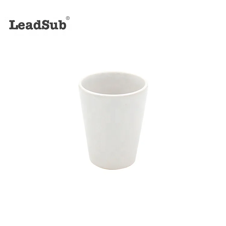 Custom Best Quality Paintable 1.5oz Shot Ceramic Mugs High Quality White Blank Ceramic Mug Without Handle