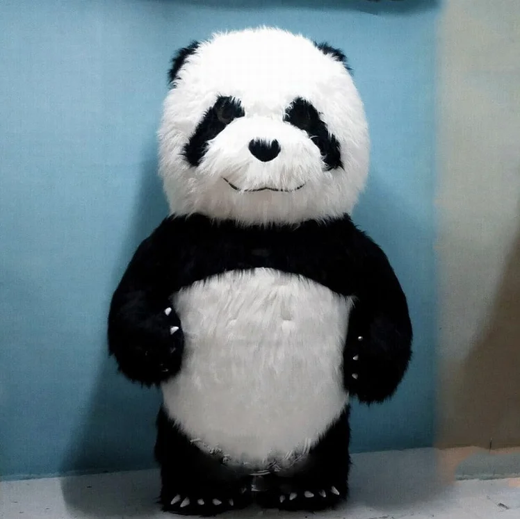 Дропшиппинг 2 метров пользовательский панда Фурсьют играет костюмы для костюмированной вечеринки; Панда плюшевые взрослых Фурсьют сценический костюм
