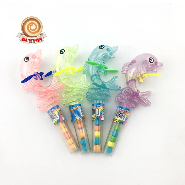Arabic sweets bon bon candy in whistle dolphin toy candy