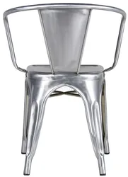 Factory Supply industrial metal dining stackable chairs alibaba supplier