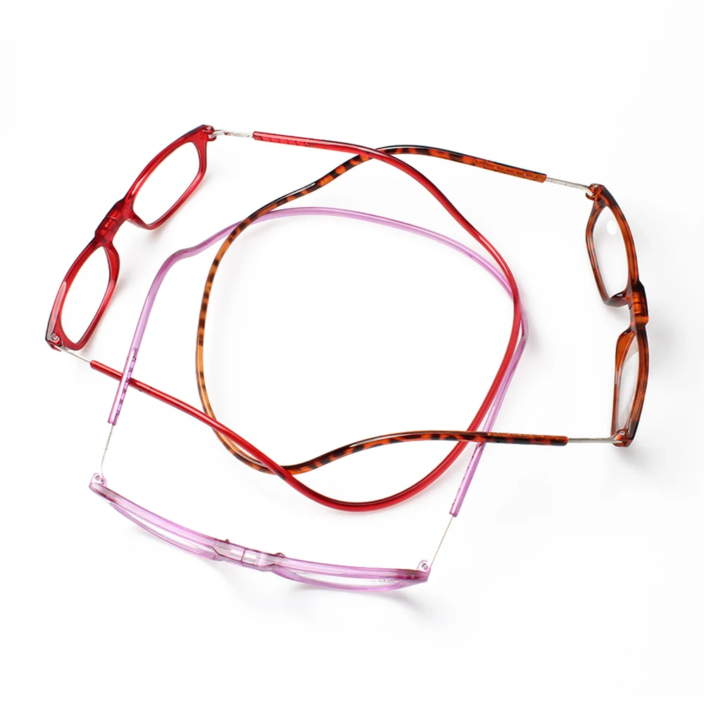 Wholesale hang neck women clic magnetic reading glasses