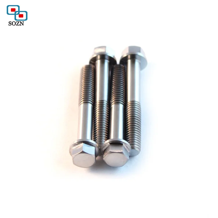 China Gold Supplier High Precision Fastener Stainless Steel Flange Hex Bolt with Size Customizable