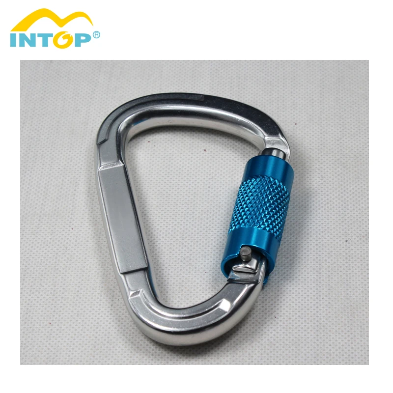 CE standard aluminum 7075 locking carabiner twist lock carabiner