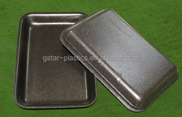 
Black Fruit Foam Tray Customized Foam Meat Trays For Supermarket 