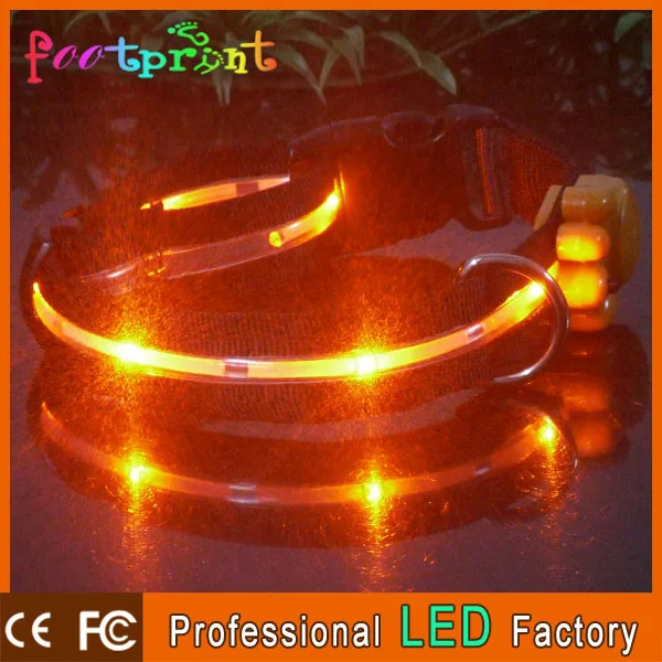 Свтеодиодный фонарик ошейник для собаки GH самое лучшее обслуживание завод