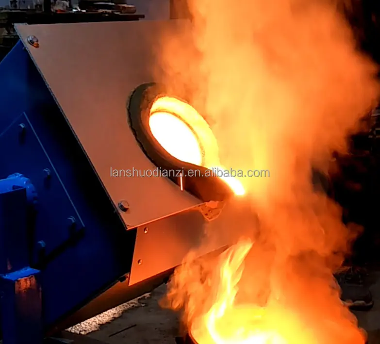 Energy saving iron melting induction furnace