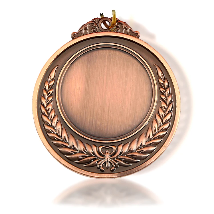 wholesales cheap zinc alloy antique metal custom plating award bronze blank medal