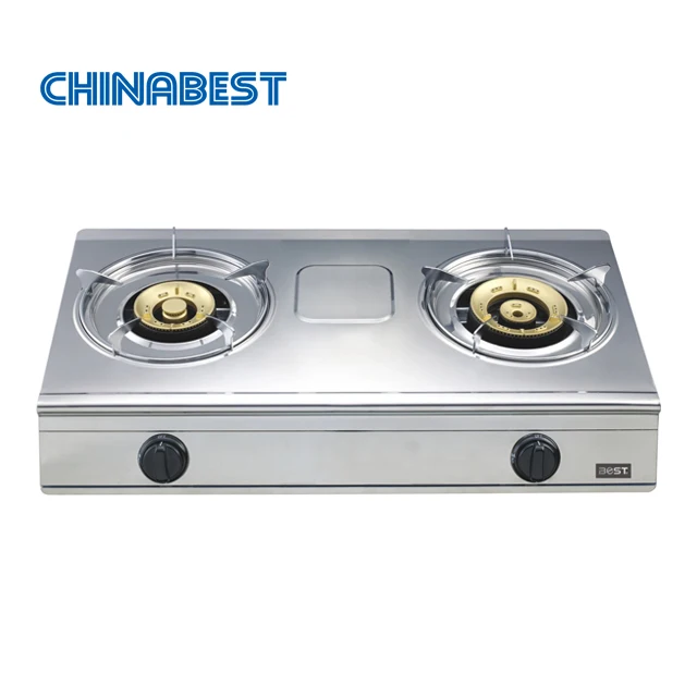 Chinabest хорошее качество высокого класса 2 горелки газовая плита предварительно окрашенная оцинкованная сталь) с низкой ценой