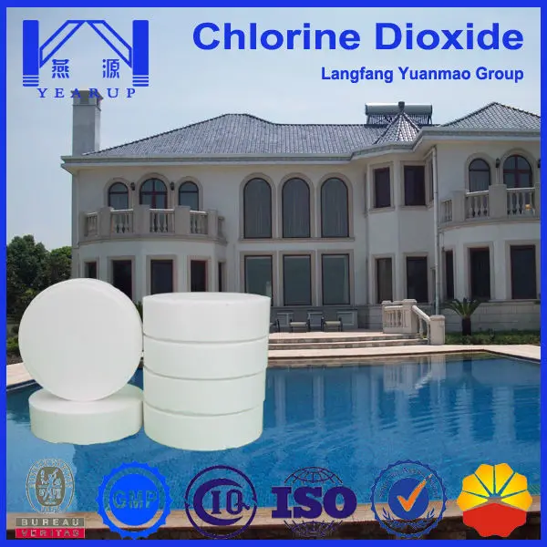 
Free Samples Chlorine Dioxide Tablet for Swimming Pool Treatment and Maintenance 