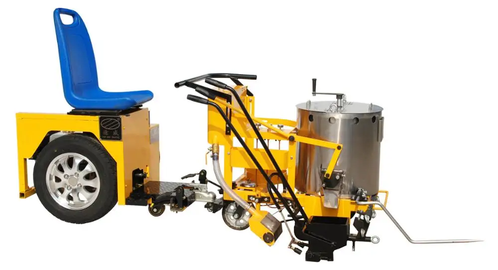 Thermoplastic Reflective Paint Pavement line Marking Machine