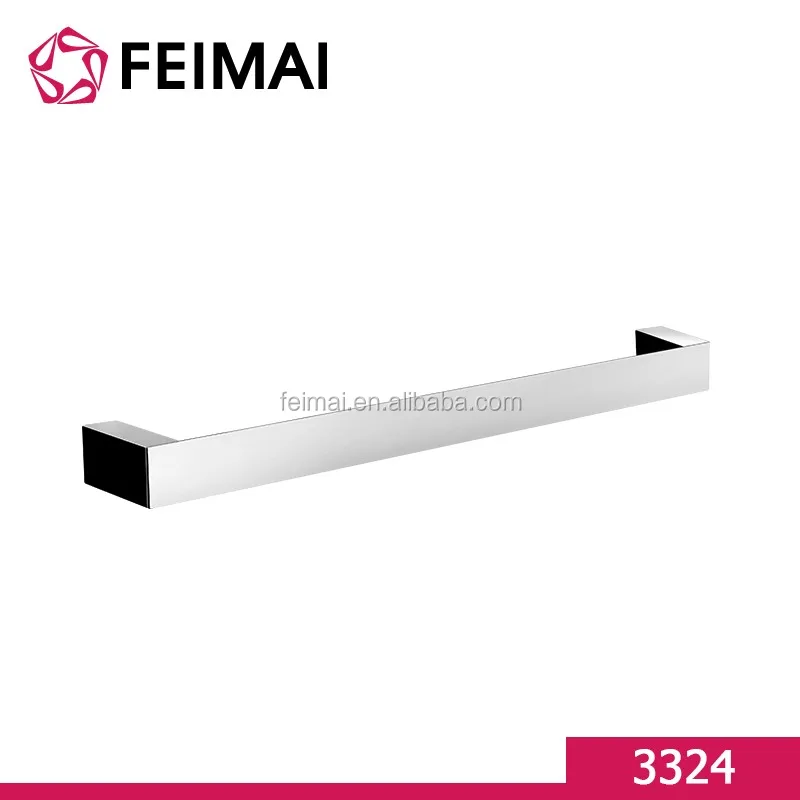 Аксессуары для ванной комнаты, латунный цинковый одинарный держатель для полотенец