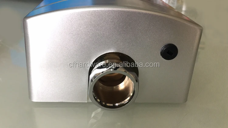 
Wall surface mounted sensor toilet flusher flush valve for public washroom 