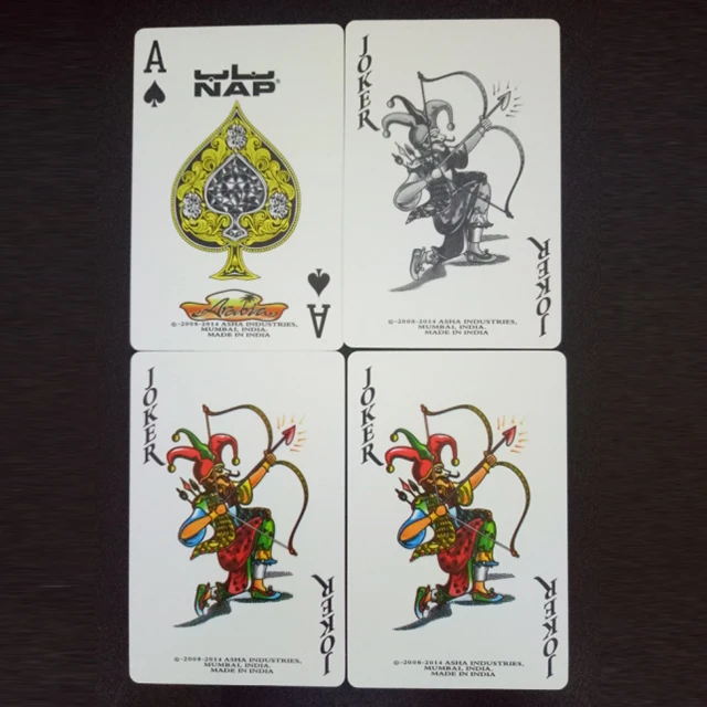 New NAP  product ARABIA Wholesale  plastic  playing cards poker for board game