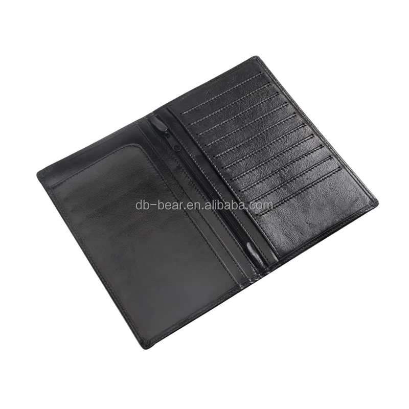 
travel style hot selling leather rfid passport wallet 