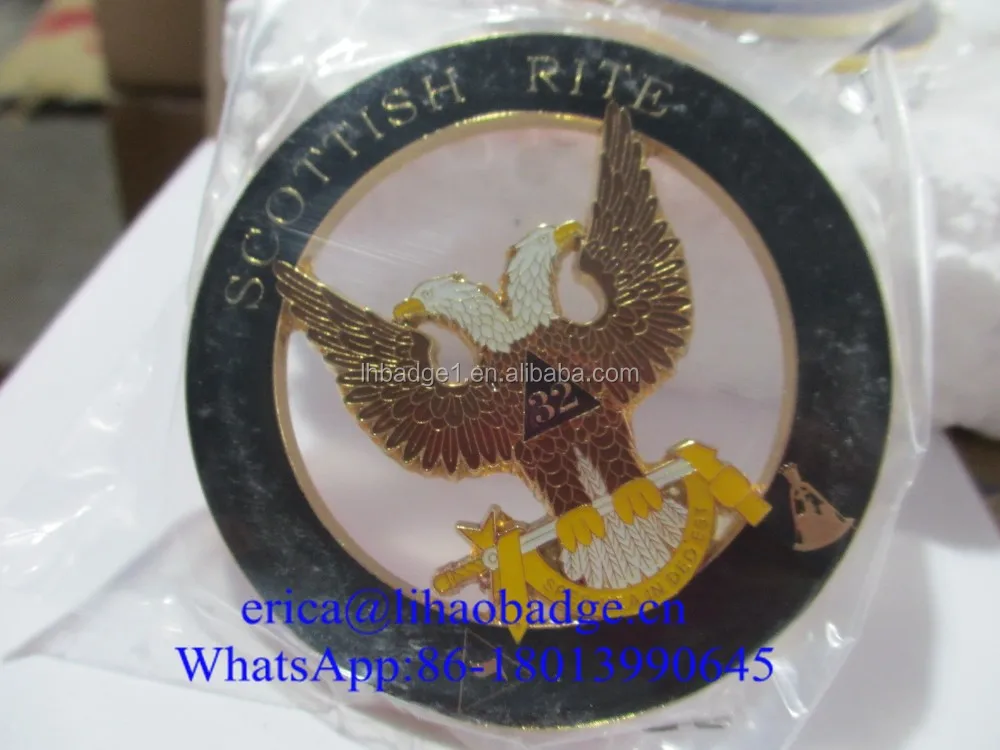 Высококачественная металлическая масонская эмблема масонский значок regalia Золотой