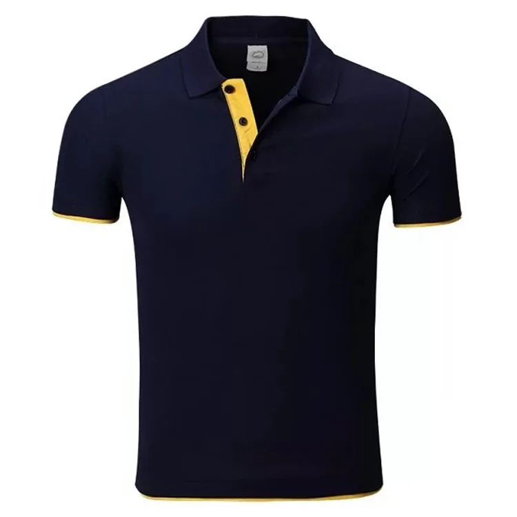 
New standard high quality Custom CVC combed cotton Staff Uniform oem t shirt Polo Shirt 