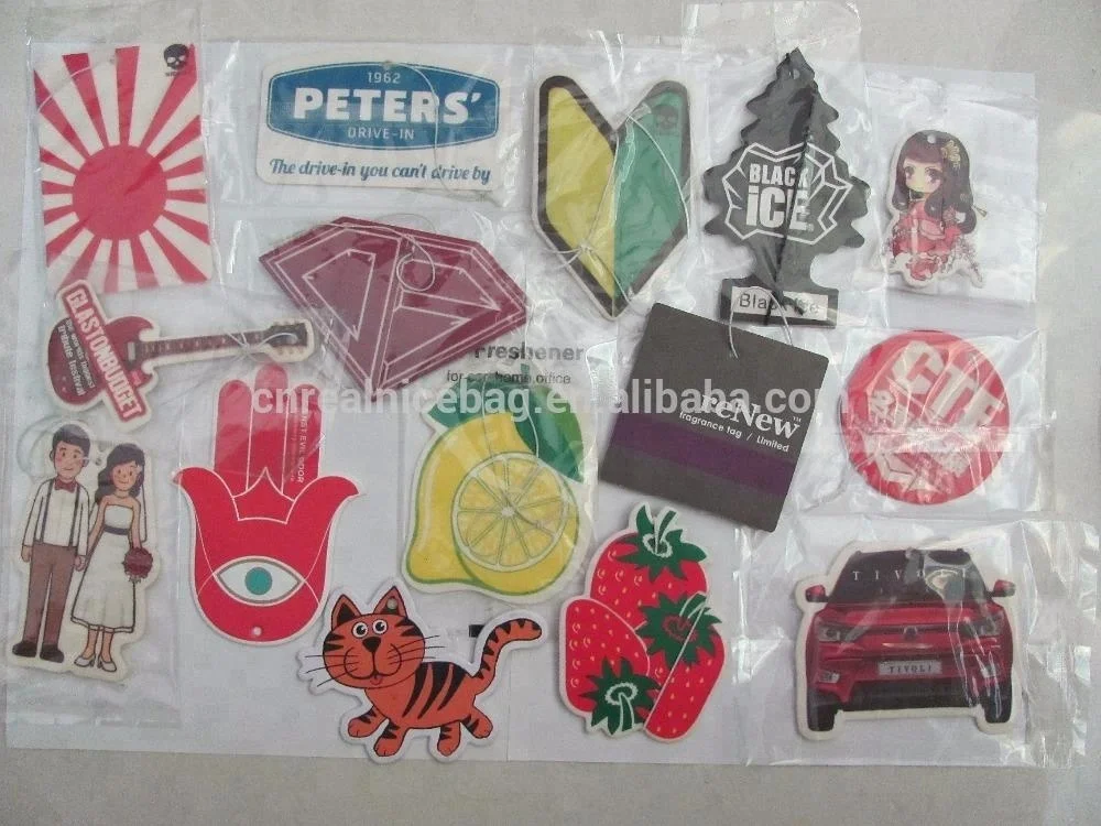 funny sexy paper air fresheners for cars with different designs and long lasting fragrance