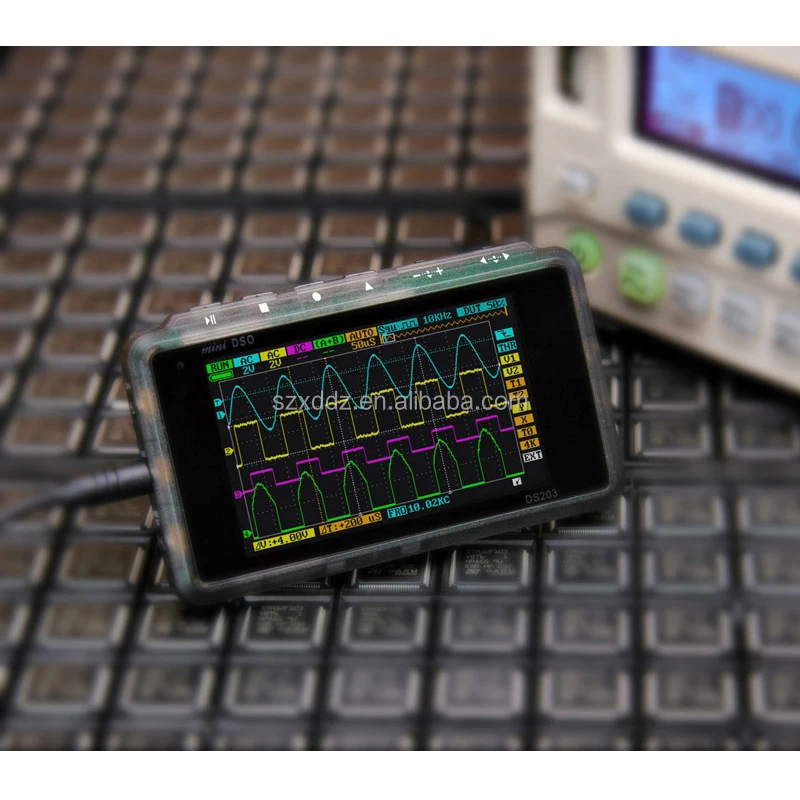 
4 Channel Digital Oscilloscope Mini Pocket Oscilloscope 3 inch DS213 DSO213 