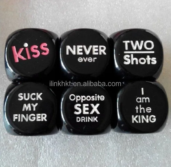 Custom engraved logo dices