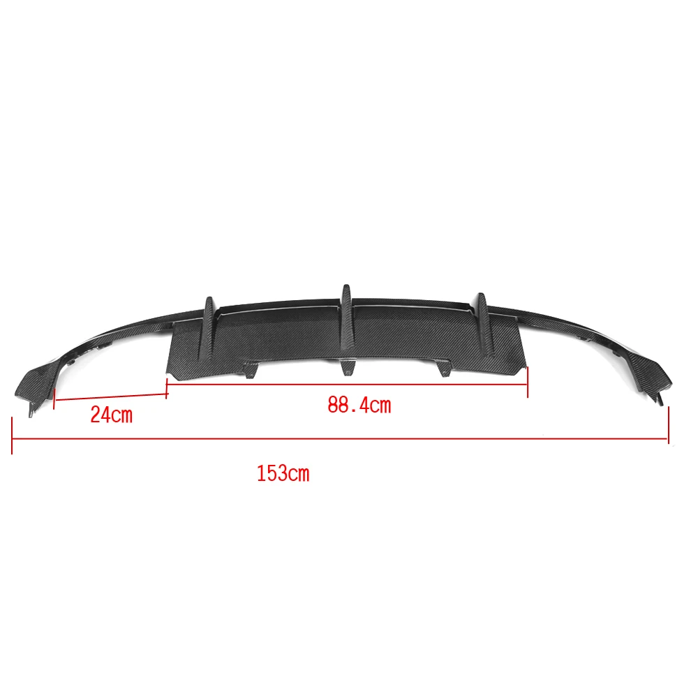 Модифицированный роскошный спойлер для заднего бампера из углеродного волокна для Audi S5 2013 Facelift