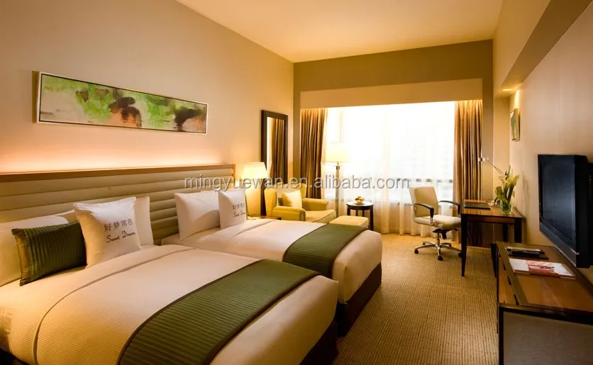 Wholesale W Hotel style bed room furniture bedroom set