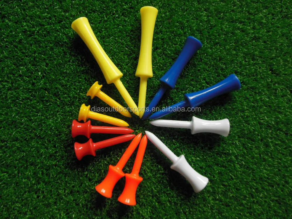 41mm short castle plastic golf tees