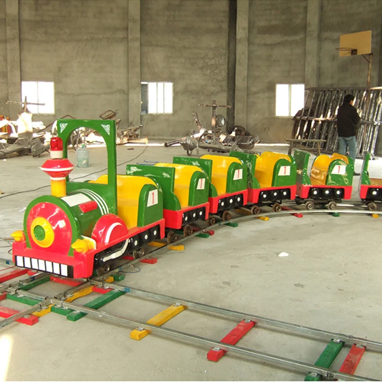 Amusement park outdoor manufacturers electric train tourist for kids park train set