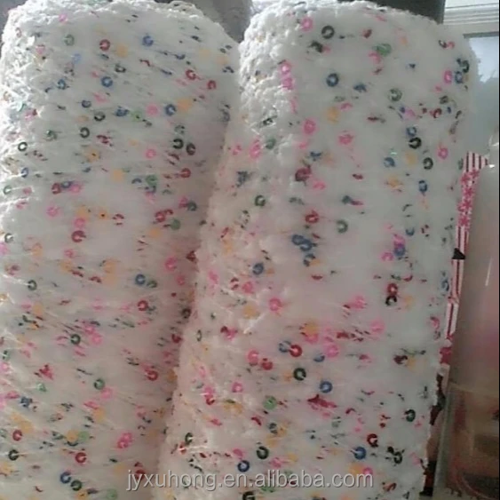 wholesale hottest 5 colored sequin yarn