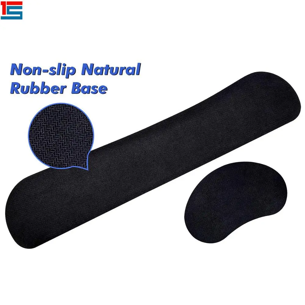 
Cheap Price Memory Foam Set Keyboard Wrist Rest Pad Mouse Wrist Rest Support For Office 