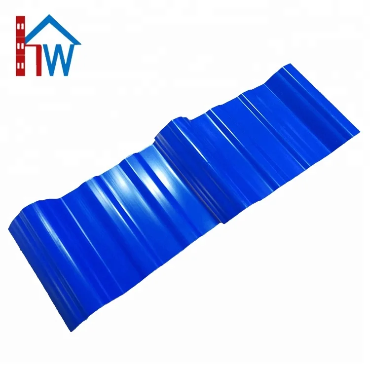 Color-lasting corrugated ASA resin plastic sheet apvc roof tile