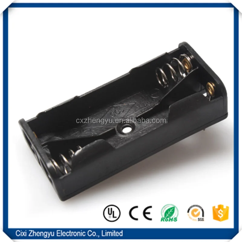  2AAA 3V коробка для хранения батарей держатель с