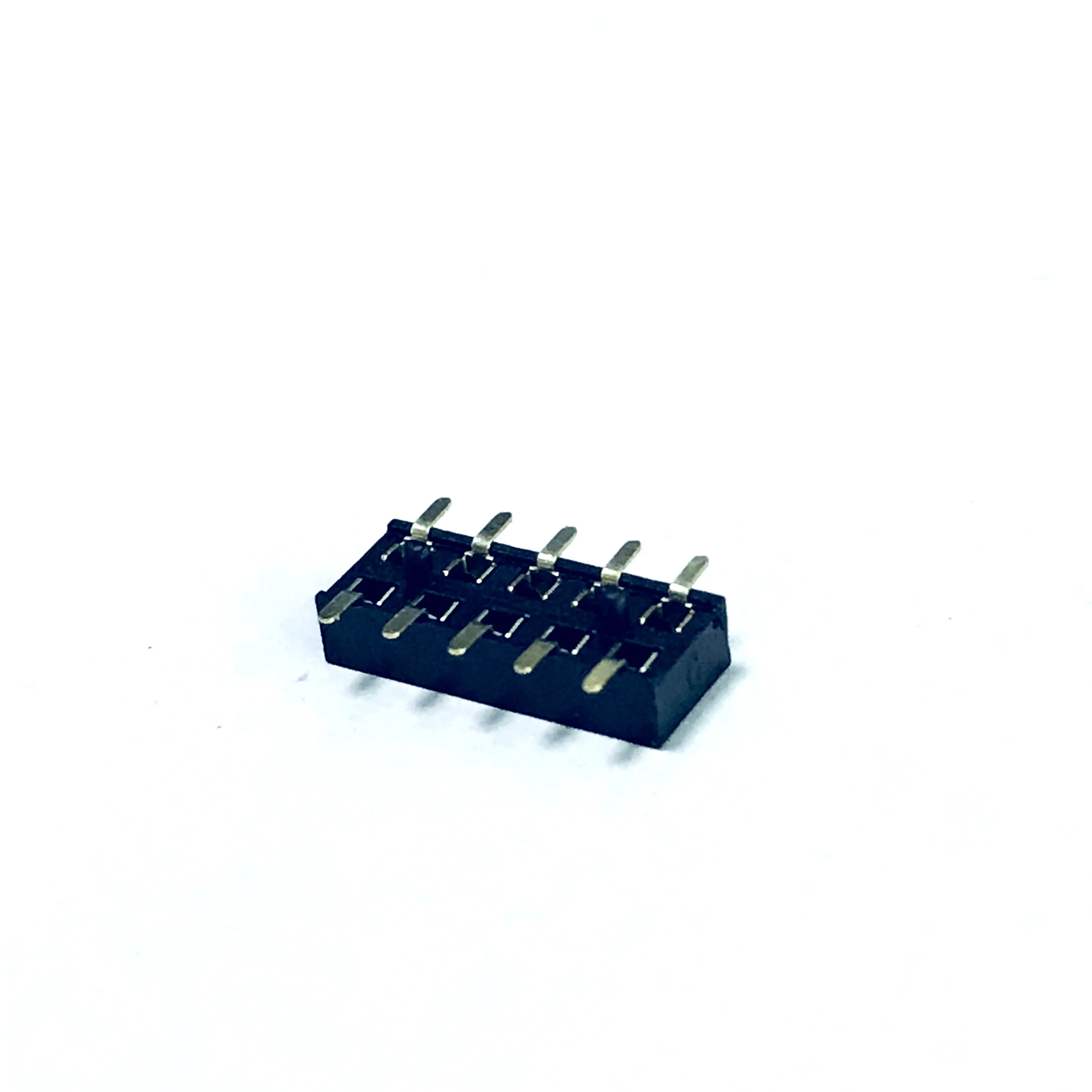 Wholesale Right angle Pitch 2.0 mm Female header connector SMT Dual row 2x5 Pin position Gold mating PCB board