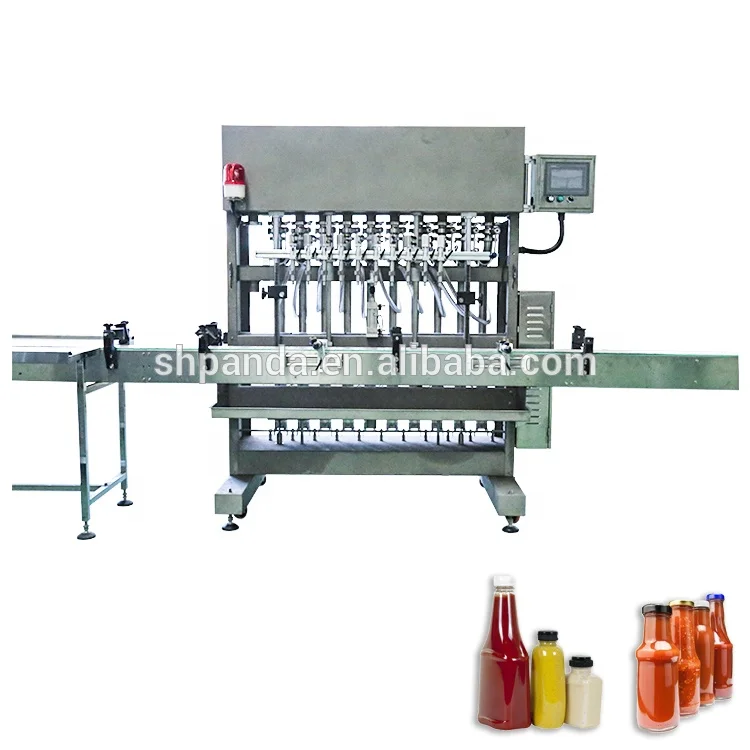 Automatic Linear Type Liquid Jam Cream Sauce Filling Machine