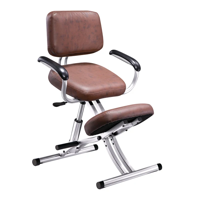 
Heated Brown Leather Kneeling Chair 