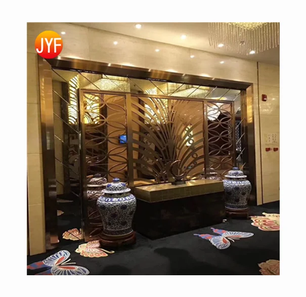 ZZ3101  Cheap Indoor House Laser Cut Aluminum Stainless Steel  Room Dividers