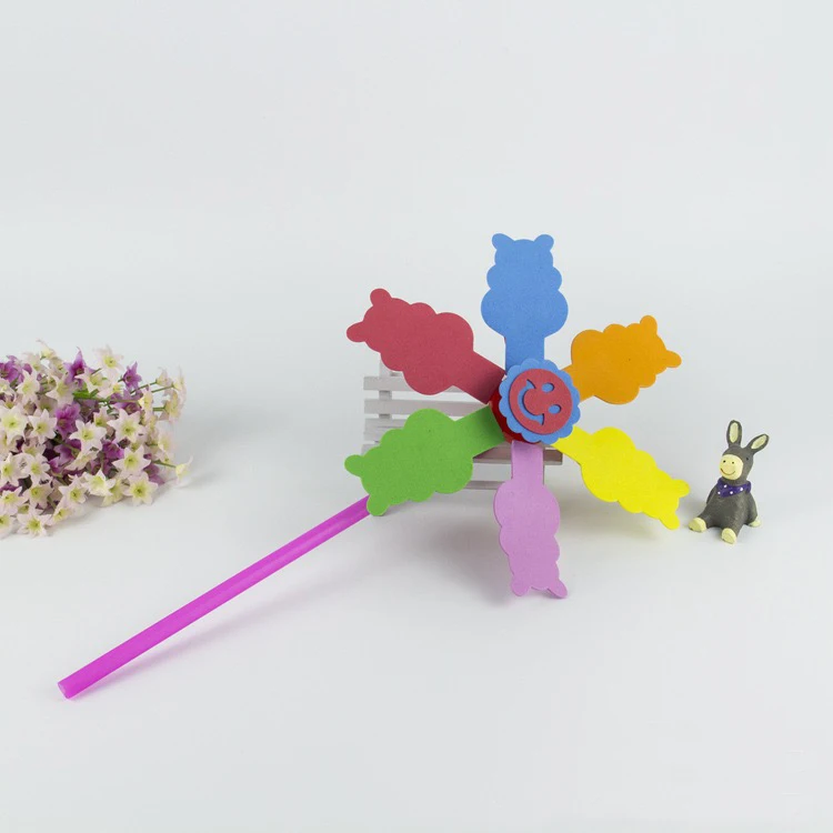 
DIY eva colorful Garden Decoration kids Windmill 