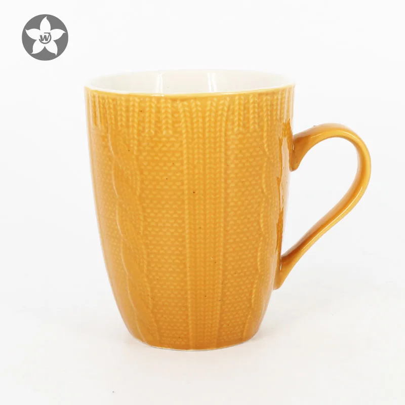 Tableware elegant style personalized cup large ceramic coffee mug recycled flared coffee mugs