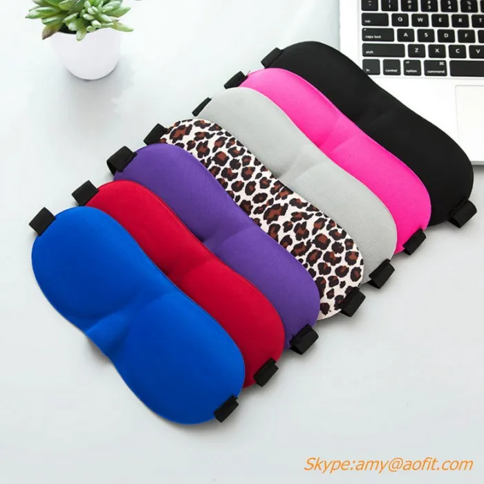 Outdoor Travel Sleeping Aid Fashionable Sleeping Eye Mask Blindfold Cover Light Guide Sponge Eye Mask
