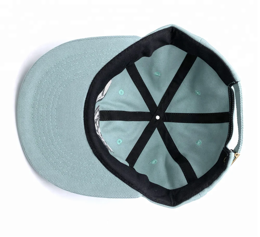 custom flat bill cotton twill unstructured snapback hat