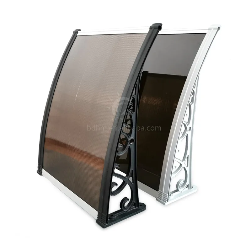 
Best price superior quality PC window door canopy / DIY plastic door canopy awning / Polycarbonate awning window canopy 