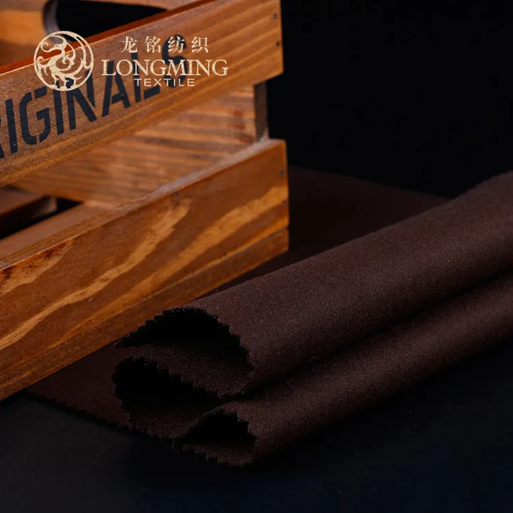 Cheap price super fine stretch fake wool double face brushed winter melton cloth