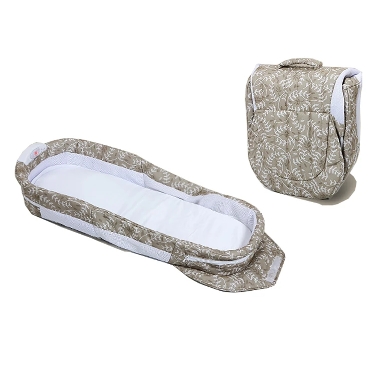 Wholesale Manufacturer Delight Snuggle Poly Mesh Lounger Portable Bed Baby Nest Round