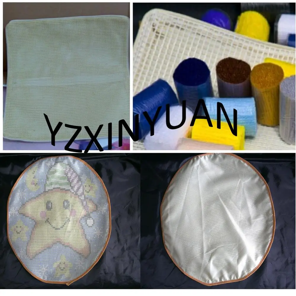 
Animal / Flower Latch Hook Rug Kits Pillow Case Making Package Latch Hook for Kids Beginners Handicraft Lovers 