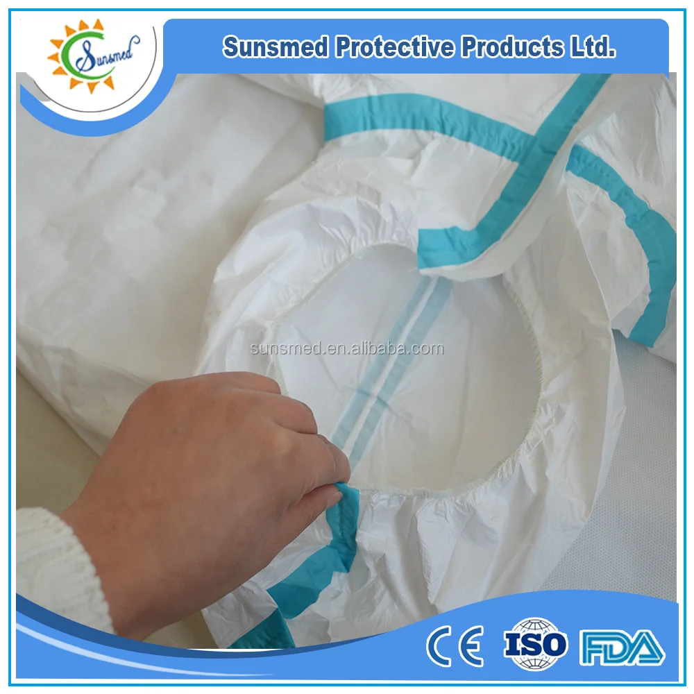 disposable nonwoven breathable film protective coverall disposable work overalls disposable coverall with hood