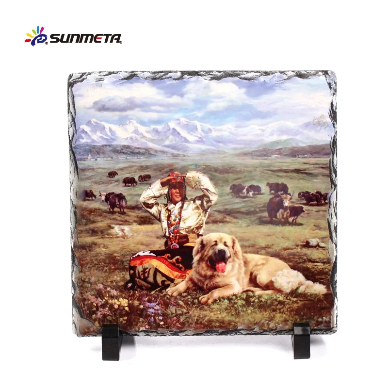 
Sunmeta factory directly 3D sublimation blank rock photo SH25 20*20cm 