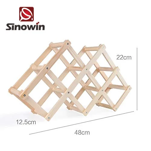 Cheap Factory Price wine rack inserts for cabinets wooden display decoration