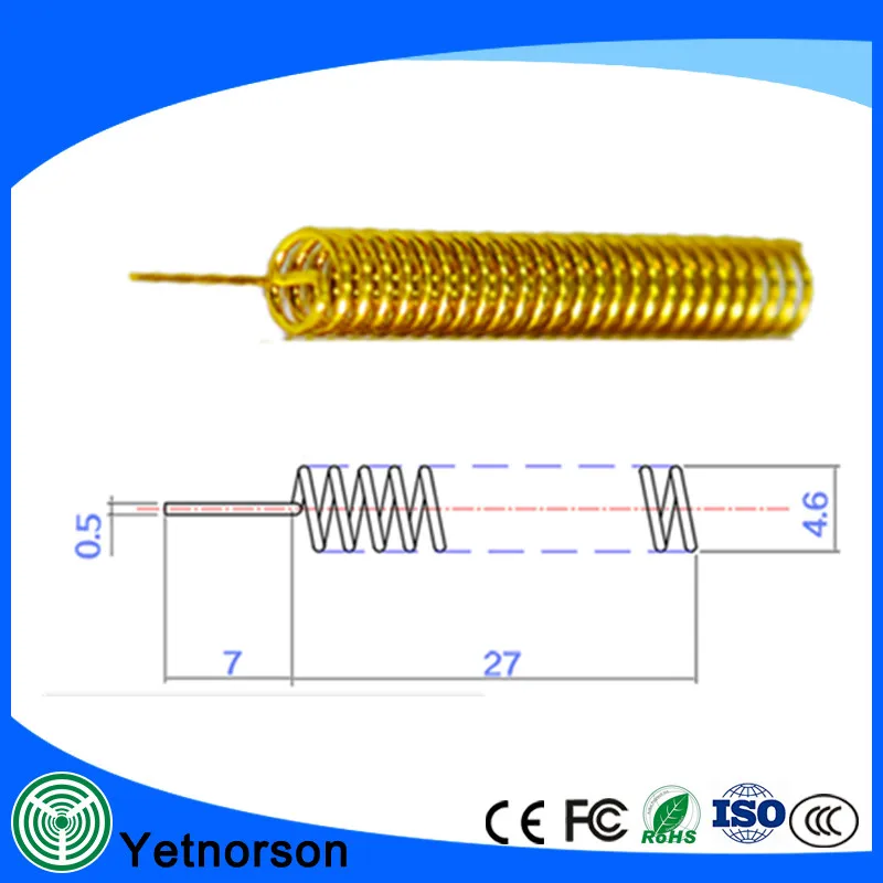 Wholesale 433MHz 868MHz Built-in Helical Coil Embedded Spring Antenna