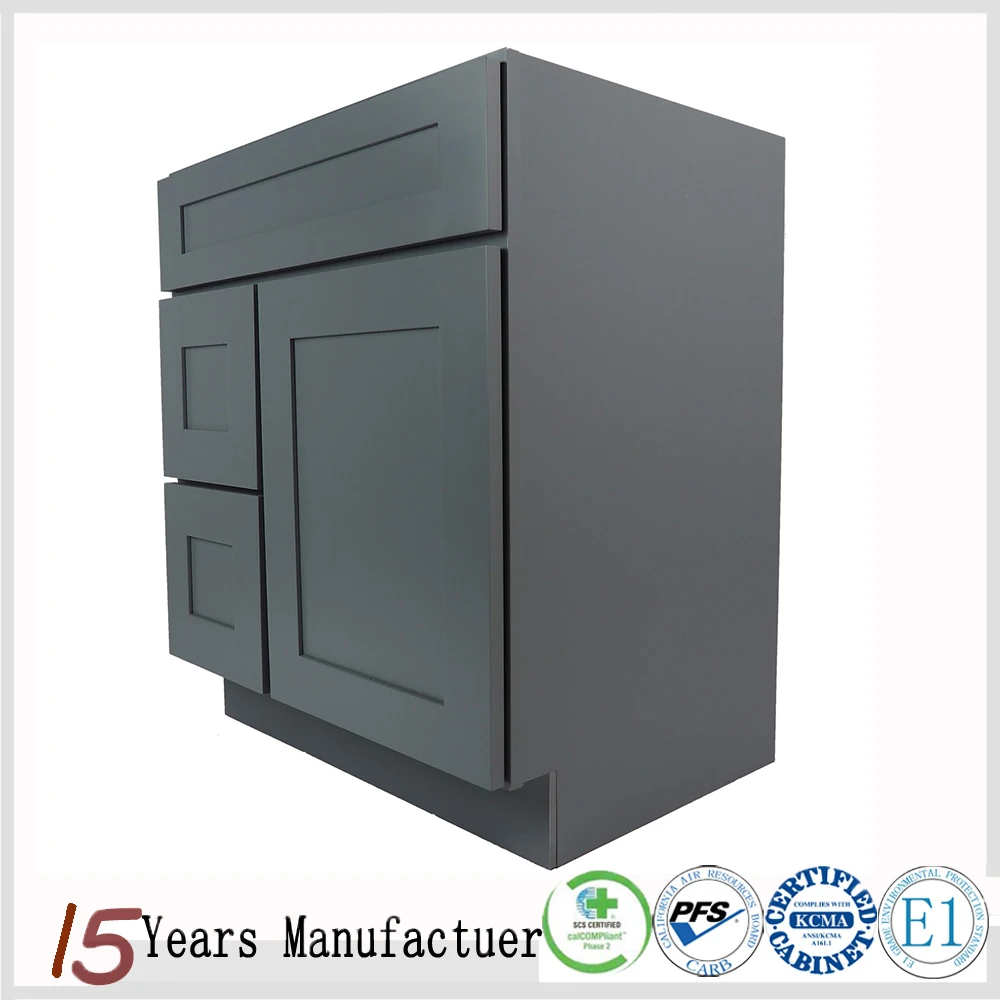 American Solid Wood Door Shaker Style Kitchen Cabinets Manufacturer